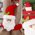 thumbnail image 1 of 2 UNIDS Cortina de Navidad Hebilla Cortina de Navidad Tieback Muñeco de nieve Papá Noel Colgador de Cortina con Accesorios de Fijación Decoración para Adorno de Cortina, 1 of 2