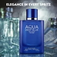 thumbnail image 3 of Aqua Deep Blue Eau De Toilette, Perfume for Men, Best Cologne For Men, Men's Perfume Long Lasting Father's Day Gift  3.4 fl oz Spray, 3 of 6