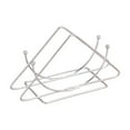 thumbnail image 2 of Stainless Steel Vertical Napkin Holder Semicircular Tabletop Dispenser for Kitchen Dining Room, 2 of 6