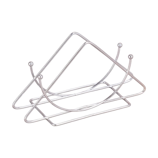 Ohufall Semicircular Table Number Rack Iron Paper Towel Rack Living Room Paper Towel Rack Vertical Napkin Rack, napkin holder, paper napkin holder, Paper Towel Storage