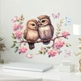 thumbnail image 5 of RBCKVXZ Valentines Day Lover Owls Pink Flower Tree Wall Sticker Bedroom Living Room Decoration Decals Window Sticker, 5 of 6