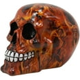 thumbnail image 4 of Ebros Day Of The Dead Fire Tattoo Sugar Skull Statue 5.5"L Cranium Figurine, 4 of 4