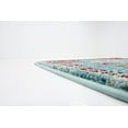 thumbnail image 3 of Rugs.com Fleur Collection Rug – 6 Ft Runner Light Blue Medium-Pile Rug Perfect For Hallways, Entryways, 3 of 3