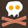 thumbnail image 3 of CafePress - Eggs Bacon Skull Dark T Shirt - Men's Classic Graphic Cotton T-Shirt, 3 of 4