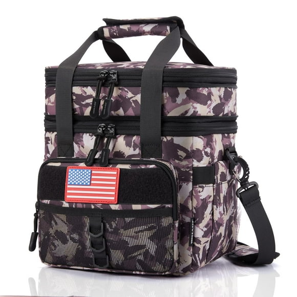 Lonchera Táctica JOYHILL Negra Aislada e Impermeable de 18L