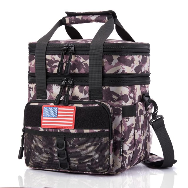 Lonchera Táctica JOYHILL Negra Aislada e Impermeable de 18L