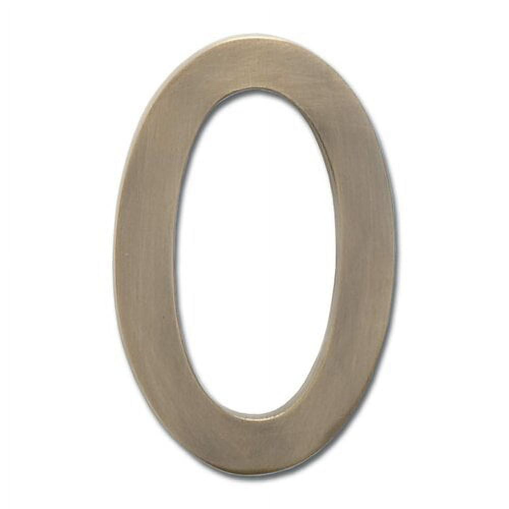 Architectural Mailboxes 3585AB-5 Solid Cast Brass 5 in. Antique Brass Floating House Number 5