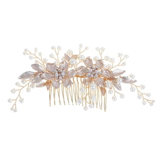 3Pcs Bridal Hair Pins White Flower Bride Hair Pieces Wedding  display picture 3