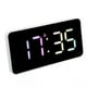 thumbnail image 2 of Reloj despertador digital LED con espejo, automático, fotosensible, con carga USB y alarmas duales para el hogar, el dormitorio y la oficina., 2 of 14