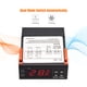 thumbnail image 5 of Regulador de temperatura Controlador de temperatura digital STC-1000 Regulador de temperatura inteligente DC 12V Soporte para termostato de refrigerador Calefacción / Enfriamiento / Corrección de temp Irfora Regulador de temperatura, 5 of 7