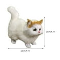 thumbnail image 3 of Nebwoak Cat Toys for Kids Simulation Toys Plush Toys Simulation Models Children's Gifts, 3 of 6