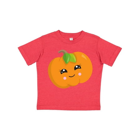 

Inktastic Smiling Pumpkin Halloween Orange Pumpkin Gift Toddler Boy or Toddler Girl T-Shirt