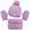 M003-Purple, variant on NOLDARES 3Pcs Kids Hat Scarf and Snow Gloves Set, Winter Knit Warm Soft Pom-Pom Beanie Outdoor for Boys Girls and Toddlers(M003-Hot Pink)