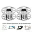 thumbnail image 3 of Sewing Machine Bobbin Lockstitch Winder Flat Car Spool Lock Cylinder Avoid Broken Thread Plastic 50Pcs Plastic Stainless Steel Bobbins, 3 of 7