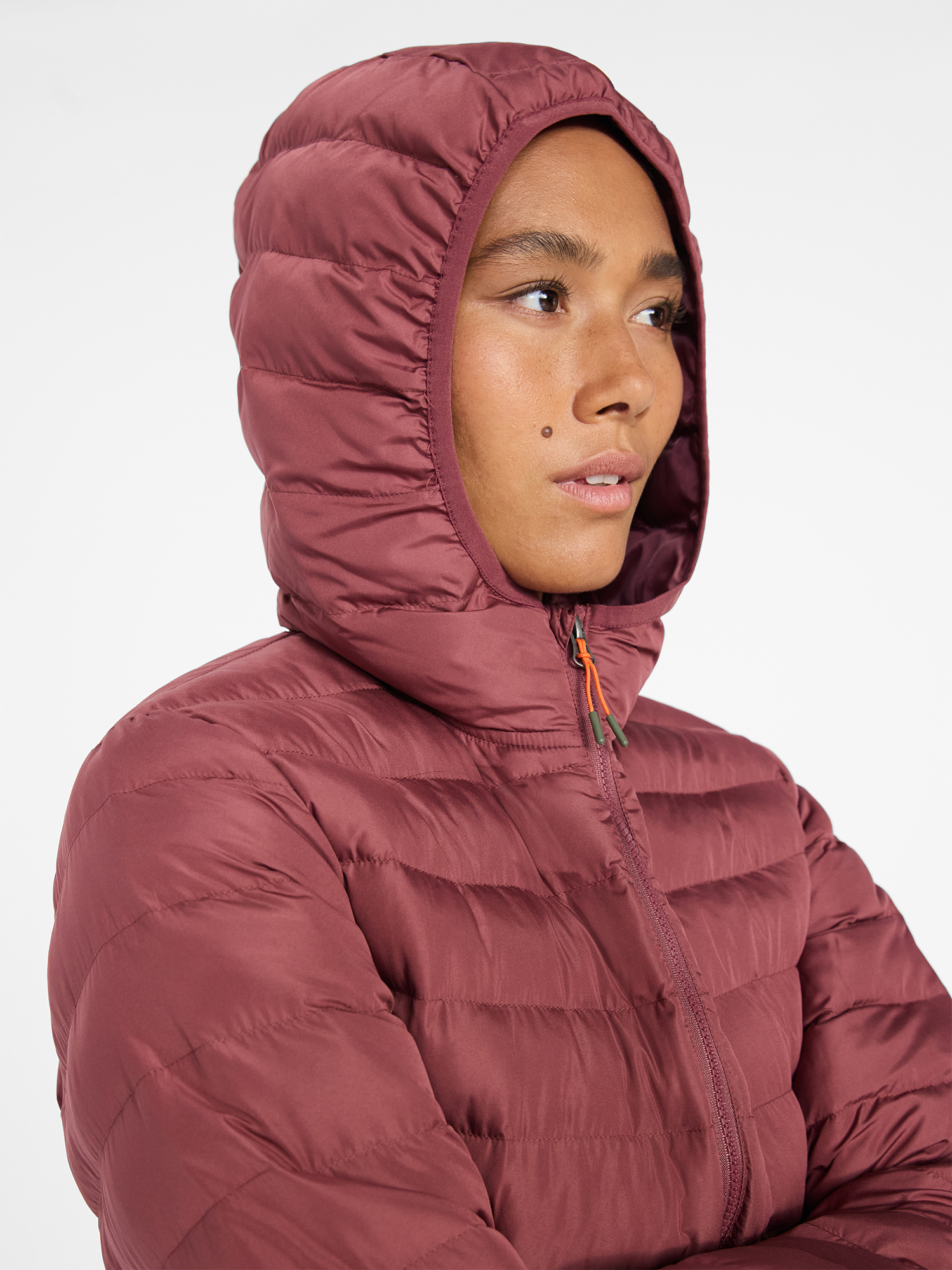Ozark Trail Women's and Women's Plus Size Core Puffer Jacket with Hood, Sizes XS-3X