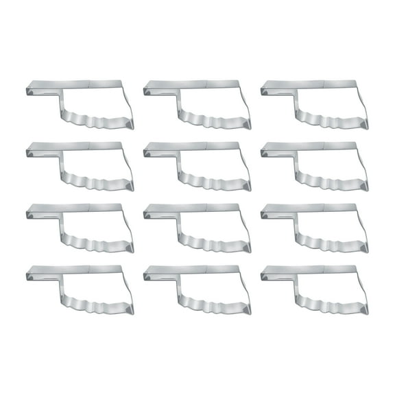 Oklahoma State Dozen Cookie Cutters 4.5 inches/each U2022-W12 - The Cookie Cutter Shop - Stainless Steel Cookie Cutter