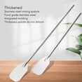 thumbnail image 3 of Kitchen Mixing Spatula, Stainless Steel Long Handle Kitchen Scraper Spatulas Perfect For Cooking Mixing Baking,  And Dishwasher Safe, 3 of 8