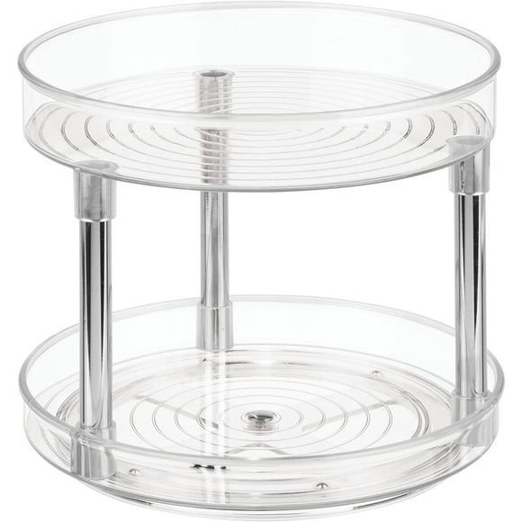 turntable for cupboard, 2-tier plastic turntable, turntable