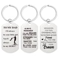 thumbnail image 2 of Europe America Popular Jewelry Keychain Pendant Key Chains Mother's Day Graduation Season Christmas Gift Engraved Metal Keychain Gao Jinjia LED, 2 of 2