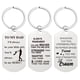 thumbnail image 2 of Europe America Popular Jewelry Keychain Pendant Key Chains Mother's Day Graduation Season Christmas Gift Engraved Metal Keychain Gao Jinjia LED, 2 of 2