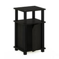 thumbnail image 5 of Furinno Brahms 3-Tier End Table with Door, Espresso, Black, 5 of 8