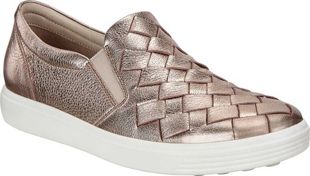 ecco womens soft 7 woven slip on