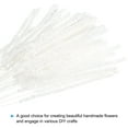 thumbnail image 3 of Uxcell 5mm Flower Stamen, Artificial Flower Stamen Pistil Matt Floral Pollen Stamen for DIY Christmas, White 200 Pcs, 3 of 6