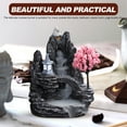 thumbnail image 2 of Shisuyan Vintage Backflow Incense Burner Resin Craft Tabletop Censer Waterfall Effect Incense Burner, 2 of 8