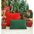 thumbnail image 3 of Fundas de almohada decorativas GriNeed, 30 x 50 cm, color verde terciopelo, paquete de 2, 3 of 6