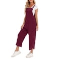 thumbnail image 3 of Combinaison Femme avec Poches Sans Manches Jambes Larges Grande Taille, 3 of 7