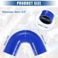 thumbnail image 3 of Unique Bargains 51mm 2.01" 135 Degree Elbow Silicone Reducer Hose Pipe Bend Turbo Water Intercooler Blue, 3 of 6