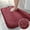 Red, variant on Black Bathroom Rug Mat, Extra Soft and Absorbent Microfiber Bath Rugs, Non-Slip Plush Shaggy Bath Carpet, Machine Wash Dry, Bath Mats for Bathroom Floor, Tub and Shower