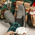 thumbnail image 2 of RockDove Men's SILVADUR Anti-Odor Memory foam Moc Slipper, 2 of 7