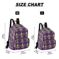 thumbnail image 2 of FORMRS Mini Backpack Purse for Women Travel Daypack Casual Shoulder Bag, Gold and Green Floral Pattern, 2 of 7