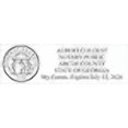 thumbnail image 4 of Notary Stamp Seal Ink Personalized Self Inking Stamp Custom Stamp Rubber Stamp Trodat 4913 Self Ink Notary Stamp for State of Georgia - Manufacturer Certificate Required, 4 of 4