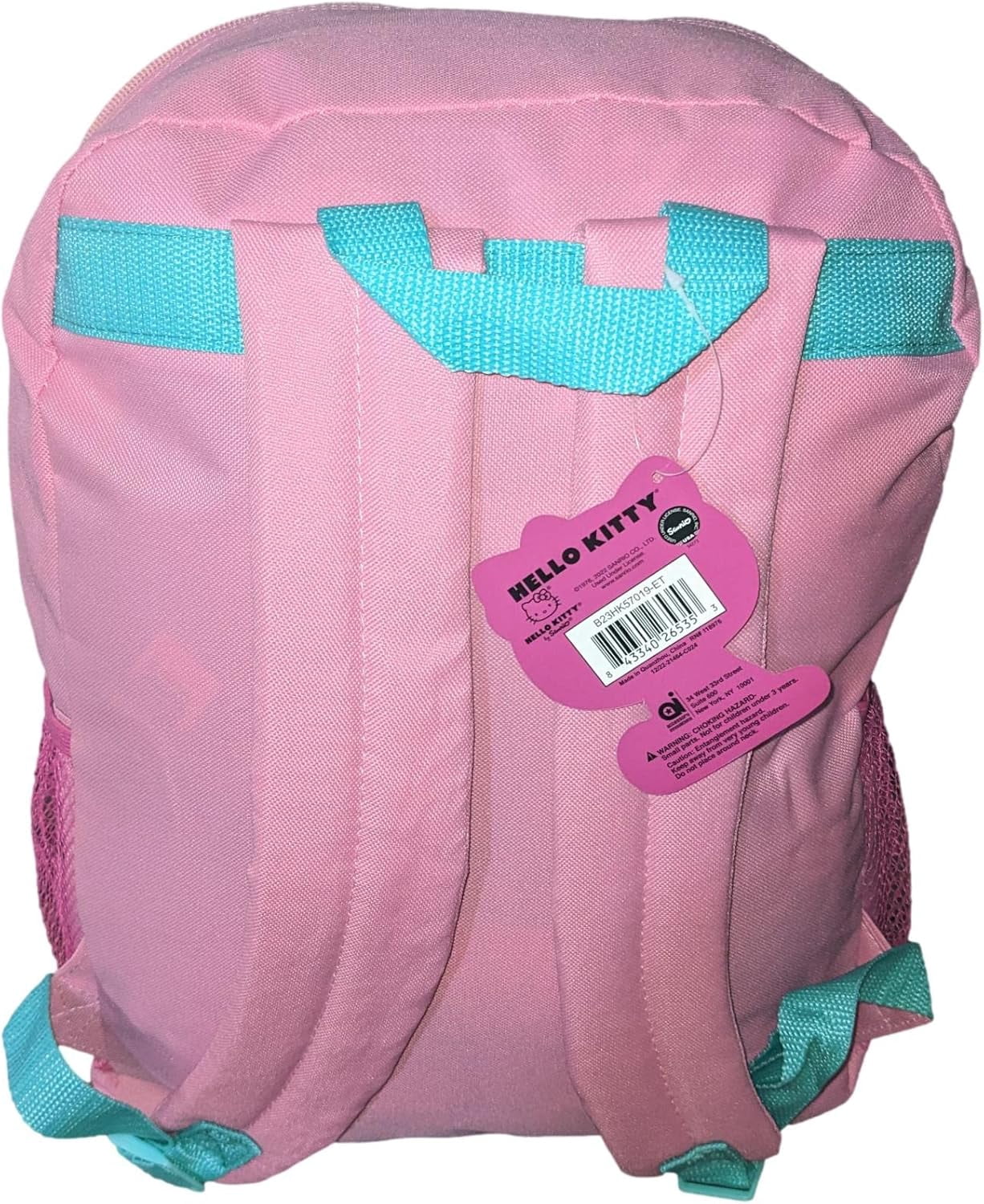Hello Kitty Full Size 16 Inch Backpack with Detachable Lunch Box