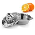 thumbnail image 3 of PENGXIANG Stainless Steel Kitchen Manual Hand Press Lemon Orange Squeezer Juice Maker, 3 of 8