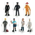thumbnail image 3 of Miniature People Model Hand Painted Figurines Layout Sand Table Toy Mini, 3 of 6