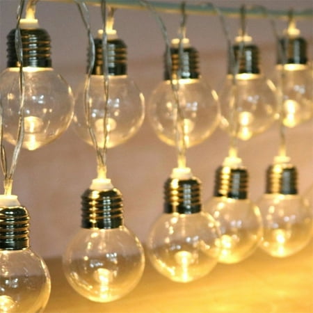 

Njoeus Adornos De Navidad En Oferta Curtain Lights For Bedroom Creative Light Bulb String Lights 10 Led String Lights Home Decor Fairy Decor
