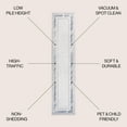 thumbnail image 5 of JONATHAN Y CARMEL 2 x 8 Runner Rug, Athens Border Marble Pattern - Silver/Blue, CAR102B-28, 5 of 6