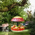 thumbnail image 5 of Hummingbird Feeder 16 oz with Ant Moat & 6 Feeding Ports for Outdoors Hanging,Plastic-1 Pack, 5 of 7
