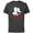 Charcoal, variant on Mickey Mouse Happy Face Winking Oh Boy - Short Sleeve Cotton T-Shirt for Adults - Customized-Black