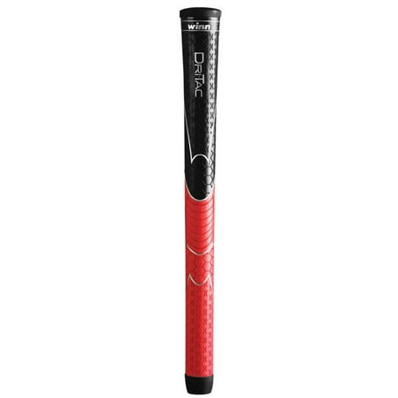 Winn Dri-Tac Standard Black/Red Golf Grips