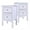 White Color, variant on Kepooman Nightstand, Set of 2 Nightstand Side Table End Table, Wood Bedside Tables with 2 Drawers for Bedroom, Black