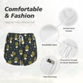 thumbnail image 4 of Salouo Ballerina Frogs Print Women's 2 in 1 Running Shorts Double-Layer Shorts Athletic Workout Gym Yoga Shorts Running Shorts for Women-Large, 4 of 7