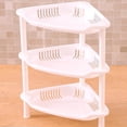 thumbnail image 6 of Clearance Under 5$ Dienrx Wire Shelving, Toilet Bathroom Tripod Plastic Storage Rack Triangle, Bathroom Three-Layer Rack Plastic Storage Rack Kitchen Storage Rack Floor Tripod Square Rack Storage Rack, 6 of 6
