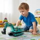 thumbnail image 4 of ToyKingdee Ride on Excavator, Licensed Caterpillar Excavator Digger w/Rotatable Digging Bucket, Driver’s Cab, Under-seat Storage, Construction Vehicles, 4 of 9