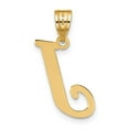 thumbnail image 4 of FJC Finejewelers 14 kt Yellow Gold Polished Letter J Initial Charm, 4 of 6