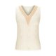 thumbnail image 4 of mfyjkho Camisetas Sin Mangas, Blusa Informal Sin Mangas Con Cuello En V Para Mujer, Blusa Con Encaje Y Retazos, Color Liso Tops Casuales Para Mujer L, 4 of 6