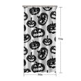 thumbnail image 5 of Halloween Black Pumpkin Silhouettes Shower Curtain 36"x72" ,Bathroom Decorative Shower Curtains Set with 12 Hooks,Modern Waterproof Washable Shower Curtain, 5 of 6